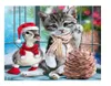 3d kits complets peinture en diamant carré caricaturé Cat Christmas Series 5d DIY DIAMOND BRODERIE DÉCOR HOME ENFANTS GIFT5455985