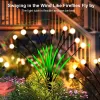 Decoraties 1/4/8/12pack buiten LED Solar Lights Waterdichte Starburst Firefly Lights Lawn Gardenlamp voor pad Landschap Decoratieve lichten