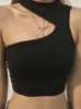 Eruk Women's Tanks Camis 2024 Summer Secless Sexy Kobiety Dziewczęta letnia kamizelka uprawna koszula