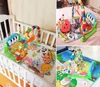 Baby Activity Gym Rack Early Education 0-36 månader Toy Gifts Musical Born Piano Tangentboard Crawling Filt Pedal Play Mat 240429