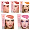 5-färg privat etikett flytande rodnad anpassad 15g pigment vattentät naturlig svettproof persika rosa vackra ansikte multicolor makeup