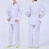 Produits femmes hommes karaté uniformes ensembles de sports adultes tension de sports de sport vêtements polyester vestiment