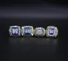 4PCSSet 1962 1984 1988 1990 Winnipeg Blue Bombers Canada Gray Cup Football Championship Ring Fans Collection Birthday Festival GI7804267