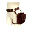 Waist Bags Medieval Belt Drop Leg Bag Thigh Steampunk Pack PU Leather Fanny Motorcycle Wallet For Women