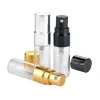 groothandel 3 ml glazen parfumfles met verstuiver en papieren dozen voor lege parfum pakking zz