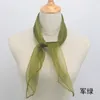 21 Colors 6060cm Sheer Transparenta Scarves For Girls Music Dance Scarf Candy Color Outdoor 240425