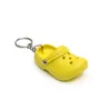 Keychains Mini Slipper Keychain mignon Babouche sac sac à main sac à dos couvert de couverture de couverture de couverture