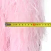 Ostrich Feather Boa Vintage 6 8 10 15 20 Ply 150 cm Länge natürlicher Strauß Federschaltrimming für Kostümkleidung Dekor 240417