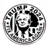 Trump 2024 Pins broszka zabierz Amerykę Prezydent Red Blue Lapel Pin Torka koszuli odznaka dekoracji Akcesoria biżuterii prezent 0430