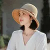 Wide Brim Hats Bucket Hats Spring and Autumn Hat Childrens Fashion Edition Fisherman Hat Summer Sun Hat J240429