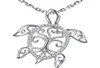 925 Sterling Silver Sea Turtle ketting Boom van het leven schildpad Pendant Holiday Beachy Mothers Day Sieraden Gift voor Mom Ocean6009596