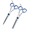 Stainless steel Organize hair flat teeth scissors bangs thinning scissors hairdressing and barber supplies and tools TH79a