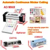 A3 Max Automatic Automatic Paper Feeding 330/350mm CHT16 Cutting Cutter Cample Camera Profile Machine Machine Machine