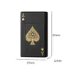 Green Flame Ace Card Leichter, nachfüllbarer Butan leichter, Ace of Spades Cool Hellere winddichte Poker -Design