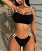 white Summer Beach Sunshine Women's Swimwear sexy swimsuit high-end luxury Bikini Stitching sexy two-piece bikini pants