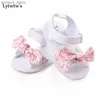 Sandales 1 paire de chaures pour enfants et filles Lytww Baby Toivas Bow Bak et Baby Sandalsl240429