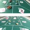 Activités de jeux d'extérieur Texas Holdem Mat 180x90cm Carte de poker Table Tableau Casino Bureau de bureau de jeu à la maison imprimé Dhkxu