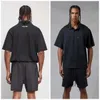Gömlek Polo Mens Tshirt Tasarımcı Gömlek Unisex Womens Gömlek 270g ağırlıklı Pamuk Yaz Moda Polo Toptan Fiyat 2 Parça İndirim