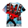 Camisetas Juego popular Skibidi Camiseta de inodoro Skibidi Camiseta 3D Camiseta de impresión para niños Anime Speakerman Camiseta para niños Ropa para niños Topl2404 Topl2404