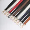 100% Genuine Leather Bag Strap Handbags Handles For Handbag Short Bag Strap Purse Strap Golden Buckle Replacement Bag Belt Band 240428