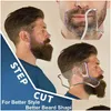 Akcesoria do włosów 1PC Mężczyźni szablon stylizacji brody grzebień szablonowy dla lekkich i elastycznych pasuje do narzędzia all-in-one, dostarczanie dostawy