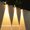 Dekorationer LED SOLAR PROWED LAMP Super Bright Solar Garden Lights Outdoor Waterproof Light Trairs Balkong Street Decorative Lighting