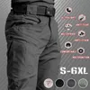 Pantalon masculin Pantalon de cargaison tactique imperméable en plein air pour hommes respirant l'été décontracté militaire séchage rapide Q240429