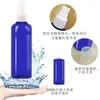 Bouteilles de rangement 200 x 100 ml de blue en plastique vide en plastique rechargeable pour animaux de compagnie avec fine brume atomiseur pulvérisateurs pour le nettoyage de bricolage