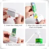 Set 1/2pcs Multifunction Toothpaste Tube Squeezer Manual Squeezer Toothpaste Easy Portable Plastic Dispenser Bathroom Accessories