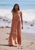 Canwedance Summer Beach Dress Wreeveles Cotton Maxi Dresses Boho in stile Solido in pizzo Sunced Sundibine Mujer Vestidos 240415