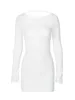 Abiti casual Donne Donne sexy Mini Party Dress White Slim BodyCon Fit Reste Short Club Night Wear Y2K