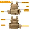 Clothing Molle Airsoft Plate Carrier Vest Tactical Hunting Vest Military Gear Army Shooting Body Armor Police Training Protection Vest