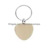 Favor de festas de artesanato promocional de artesanato Plano Diy Blank Wood Pingente Chain ChainChain com Principal Drop Drop Drop Home Garden DHECN