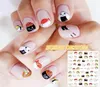 Série Hanyi Hanyi29391 Designs de sushi ovo fofo legal 3d unhas adesivos de decalques de decalques diy unhas Decorações