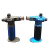 Family Dinner Windproof Blue Flame Cigar Lighter With Lock Butane Without Gas Blow Torch Lighter Bbq Lighter