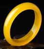 Bangle Certificate Natural Beautiful Yellow Quartzite Jade Jadeite Armband 5860mm3701635