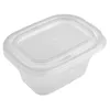 Storage Bottles Disposable Sauce Box Container Holder Leak-proof Makeup Packaging Round Salad Dressings Seasoning Souffles