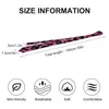 Bow Ties Funky Leopard Print Tie Pink Black Spots Cosplay Party Neck Unisexe Adulte Classic Casual Colding Accessoires Collier