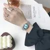 Armbanduhren Mode einfache Frauen sehen vielseitige INS -Studentin Bamboo Knot Steel Band Quarz Luxus Geschenkuhr