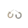 Fashion Simple Ttifeeny Moles d'oreilles polyvalentes Nouvelles boucles d'oreilles de texture super étincelantes