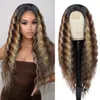 Designer Wig Wig Natura Naturale Wave Body Transparent HD Wig Wig Wig Body Wave Human Hair Wigs Brown Ginger Bionda Ombre Ombre Colore per donne di alta qualità