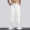 Mens Cargo Pants Track Street Bottoms Winter Fitness Gym Training Running Training Ademende zachte mannelijke zweetbroek 240412