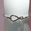 Authentisches 925 Sterling Silber Infinity Knot Armband für den Valentinstag geeignet für Modetemperament Anhänger Geschenkarmband Schmuck 598893C00