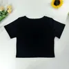 Camas femininas T-shirt Sexy Black Grunge Mulheres Mulheres México Menina de Futebol Tops Verão Vintage Sports Casual Sports Short Y2K Streetwear