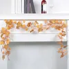 Decoratieve bloemen Natuurlijke stijl Leaf Vine herbruikbare realistische gesimuleerde voor herfst thuisfeestdecoratie