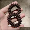 Pins per capelli in stoffa sudcoreana arte vincolatura anello telefonico anello netta rossa semplice ragazza gallina molla elastico elastico consegna di consegna ot4yj