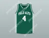 Aangepaste nee Naam Mens Jeugd/Kinderen Davante Adams 4 Palo Alto High School Vikings Dark Green Basketball Jersey Top gestikt S-6XL