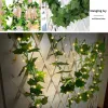 Decorações luzes de fada 2 metros 20 luzes solares LEDs folhas de bordo à prova d'água lâmpada de guirlanda ao ar livre de natal para a decoração do jardim da árvore