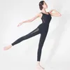 Стадия ношения балетной танцевальной тренировки для женской аэрофотоподобной гимнастики боди