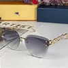 Okulary przeciwsłoneczne Jewel Cat Eye Z1626U luksusowy projektant marki Projektant bez gradientu soczewki metalowy łańcuch z klasyczną kobietą osobowość All-mecz